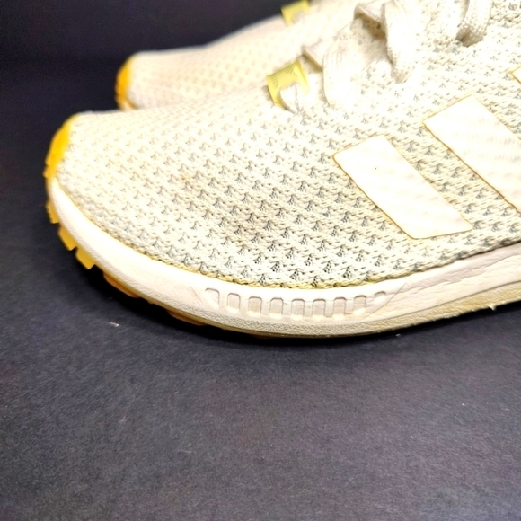 Adidas Originals ZX Flux Primeknit Z Off White Running Sneaker Men's Shoe Size 9 - Picture 6 of 10